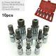 10pcs 12 Point Triple Square Socket Bit Set Tamper Proof With Case Tool Kit