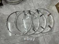 15.5'' 17.5'' Adjustable Aluminum Ring x4PCS Kit Make For Truck Car Rim Lights