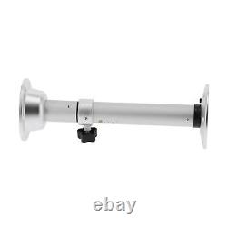 19.3-28.3in Table Pedestal Kit Adjustable Silver Pillar With Mount Base Part ZZ1