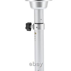 19.3-28.3in Table Pedestal Kit Adjustable Silver Pillar With Mount Base Part ZZ1