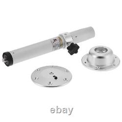 19.3-28.3in Table Pedestal Kit Adjustable Silver Pillar With Mount Base Parts