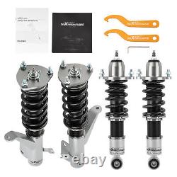 24 Click Adjustable Coilovers Lowering Kit For Honda Civic & SI 01-05 EM2