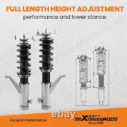 24 Click Adjustable Coilovers Lowering Kit For Honda Civic & SI 01-05 EM2