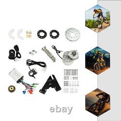 24V 250W Rear Electric Bicycle Brushless Motor Conversion Kit Adjustable Speed