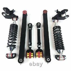 250-300lb Adjustable Rear 4 Bar Kit & Coilover Conversion Fit GM A-Body 1964-66
