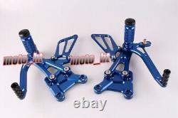 2x CNC Pedals kit Foot Pegs Adjustable Fit Honda CBR600 F4i 2001 2002 2003 2004