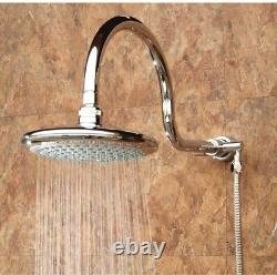 3-Spray Hand Shower and Shower-Head Combo Kit Adjustable Side Bar Chrome Finish