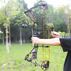 30-70lbs Compound Bow 320fps 21-30 CNC Archery Arrows Hunting Target Package