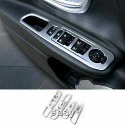 30pc Silver Full Set Interior Accessories Decor Trim Cover Kit For Jeep Renegade