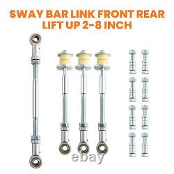 4x Front & Rear Adjustable Sway Bar Link Kit For Nissan Patrol GU Y61 2-8 Lift