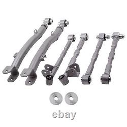 6x Rear Suspension Adjustable Lateral link for Subaru Impreza WRX/STi GDA 02-07