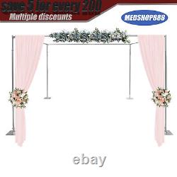 Adjustable 4 Post Hardware Kit Backdrop Decor Outdoor Wedding Party Stand