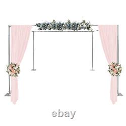 Adjustable 4 Post Hardware Kit Backdrop Decor Outdoor Wedding Party Stand