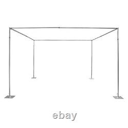 Adjustable 4 Post Hardware Kit Backdrop Decor Outdoor Wedding Party Stand