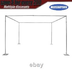 Adjustable 4 Post Hardware Kit Backdrop Decor Outdoor Wedding Party Stand