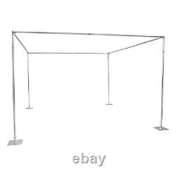 Adjustable 4 Post Hardware Kit Backdrop Decor Outdoor Wedding Party Stand