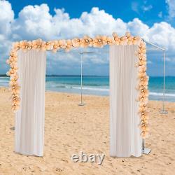 Adjustable 4 Post Hardware Kit, Outdoor Wedding Party Stand, Backdrop Stand