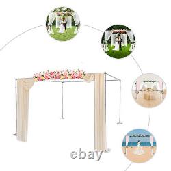 Adjustable 4 Post Hardware Kit, Outdoor Wedding Party Stand, Backdrop Stand