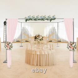 Adjustable 4 Post Hardware Kit, Outdoor Wedding Party Stand, Backdrop Stand