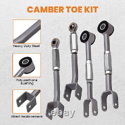 Adjustable Rear Camber Arm + Toe Traction Kit for Nissan Maxima Altima FWD 350Z