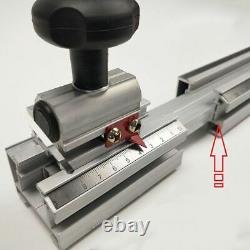 Adjustable T-Track Slot Flip Stop Miter Gauge Jig Kit Woodworking Tools 60-110cm