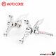 Adjustable Footrest Kit Motocorse Silver For Mv Agusta F4/r/rr My2010