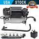 Air Suspension Compressor + Valve Block + Relay + Pipe For Mercedes W220 W211 Us