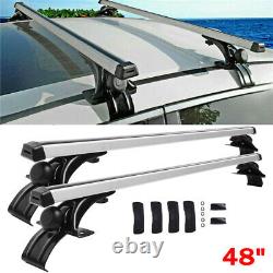 Aluminum Roof Rack Cross Bar Kit Cargo Carrier For Dodge Charger Challenger Dart