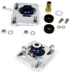 BBK Silver Anodized Polyurethane Caster Camber Plate Kit for 94-04 Mustang 2527