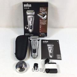 Braun Series 9 5793 Mens Black Silver Cordless Rechargeable Body Shaver Kit