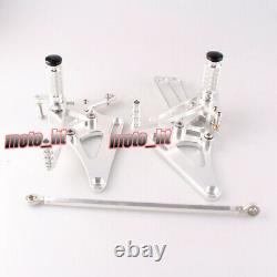 CNC Adjustable Racing Rearsets Kit Footpegs Fit For Honda CB400 All Year