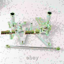 CNC Adjustable Racing Rearsets Kit Footpegs For Honda CB400 All Year