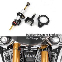 CNC Steering Damper Stabilizer Mounting Bracket Kit For Triumph Tiger 900 850