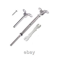 Cable Railing Hardware, Stainless Steel Cable Railing Kit 49 Pairs, for 1/8 Cab