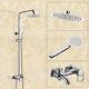 Chrome Brass Bathroom Faucet Set Rainfall/handheld Shower Water Taps Kit 2cy339