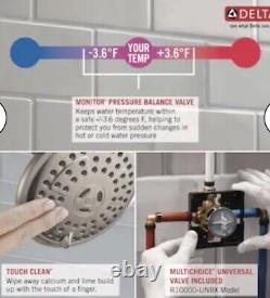 DB Delta Lahara In2ition Tub and Shower Kit 4 Spray Settings 144938DC-SS-120 B