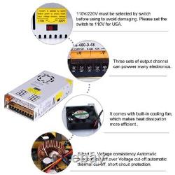 Digital Power Supply Adapter Adjustable Switch Transformer Kit DC 60-300V 480W