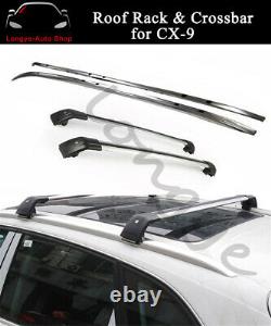 Fits for Mazda CX-9 CX9 2017-2022 Roof Rack Rail Carrier Crossbar Cross bar Kit