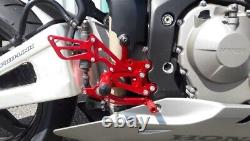 For 1998-2008 Yamaha YZF R1 Motos Adjustable Rear Set Foot Peg Rise Pedal Kit