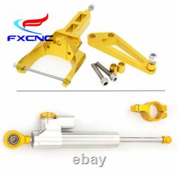 For Honda CB1300 2003-2011 CNC Steering Damper Stabilizer Bracket Kit Adjustable