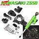 For Kawasaki Z650 2017-2021 2022 Adjustable Steering Damper Bracket Mounting Kit