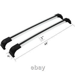 For Land Rover Discovery LR3 & LR4 2005-16 Black Silver Roof Rack Cross Bar Kit