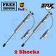 Fox Shocks Kit 2 Rear 0-1.5 Lift 1997-2006 For Jeep Wrangler Tj / Lj