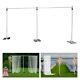 Free Standing Wedding Party Pipe Drape Backdrop Stand Kit Adjustable Stand