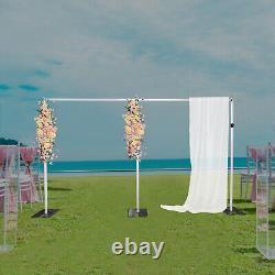 Free Standing Wedding Party Pipe Drape Backdrop Stand Kit Adjustable Stand