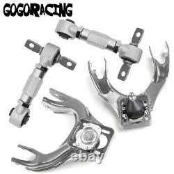 Front Upper Control Arm + Rear Camber Kit For Honda Civic 92-95 Acura 94-01