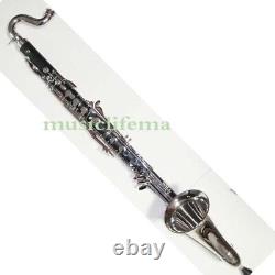 Funion Low E Bass Clarinet Kit Bb Key LOW Eb Nickel Plated Mouthpiece Case