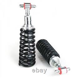 GM Late A F X G Body Adjustable Front Coilover Shocks SBC Small Block LS Springs