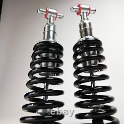 GM Late A F X G Body Adjustable Front Coilover Shocks SBC Small Block LS Springs