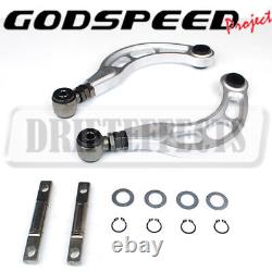 Godspeed Gen2 For 2006-2015 CIVIC Rear Adjustable Camber Arm Kit Silver Fa Gsp